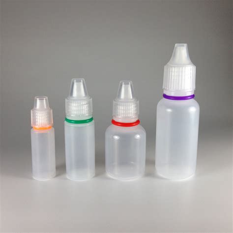 4 oz plastic dropper bottles