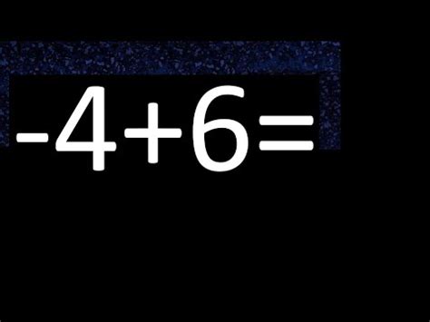 4 plus 6