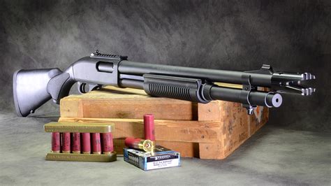 4 Shot Remington 870 With Night Sights And Knox Stock