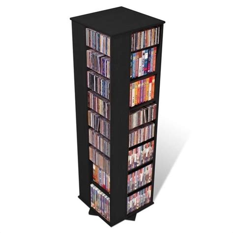 4 sided spinning media storage tower