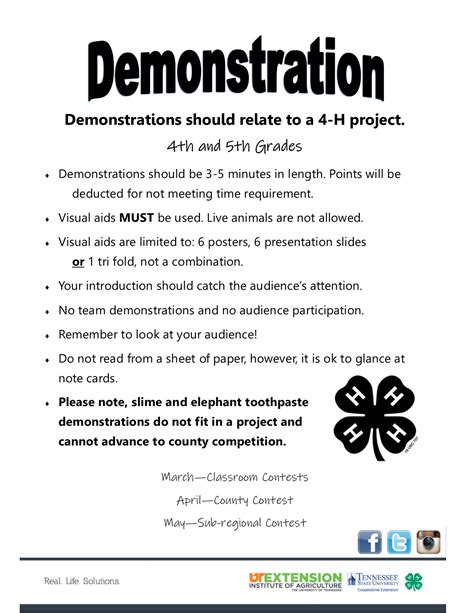 Your Complete 4H Demonstration Planning Guide: From Idea To Stage