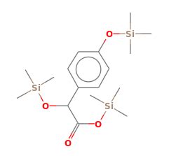 4-hydroxymandelic acid ethyl ester di-tms