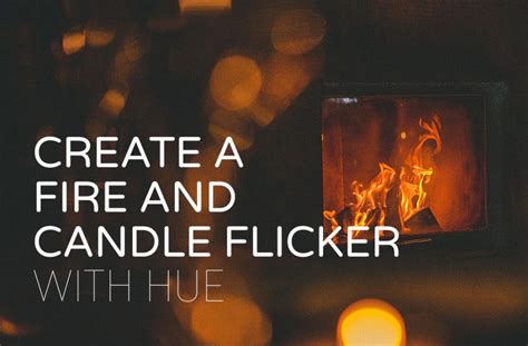 4. Add a flicker to the fireplace