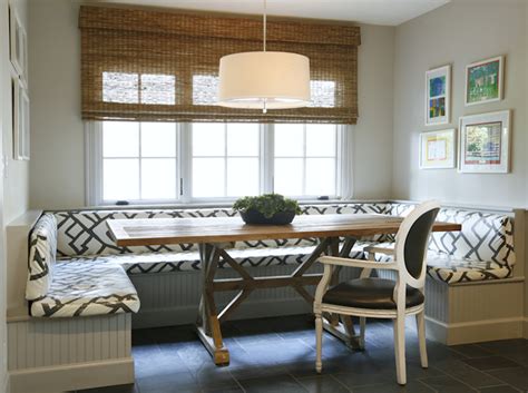 4. Add a more permanent solution with a built-in banquette