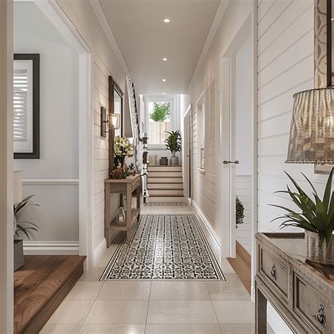 4. Add interest with patterned flooring