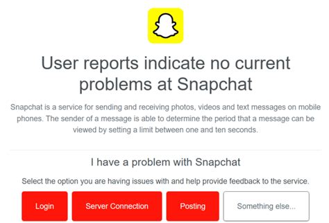 4. Check Snapchat’s Server Status
