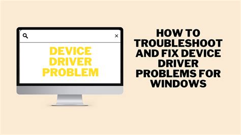 4. Check for Device Driver Issues