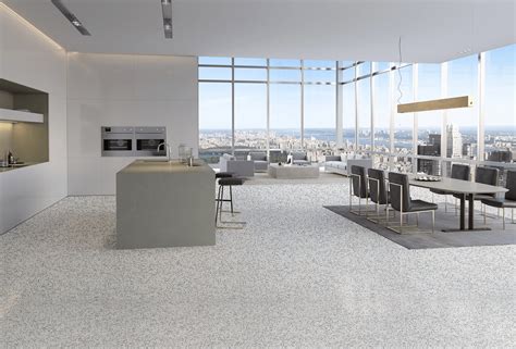 4. Choose large-scale terrazzo to make a statement