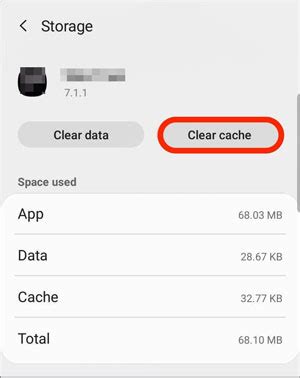 4. Clear Cache and Data
