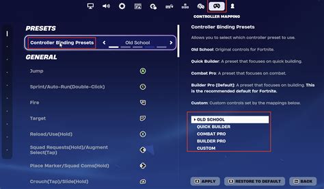 4. Configure your controller