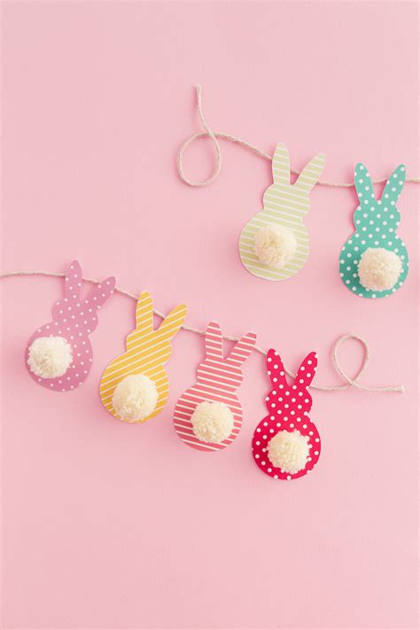 4. Crafting Charming Bunny Garland for Springtime Cheer