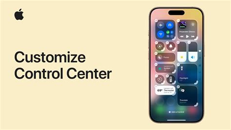 4. Customize Control Center