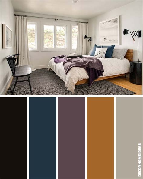 4. Different shades of the same color create a calm bedroom