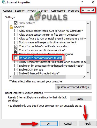 4. Disable Encrypted Pages to Disk option