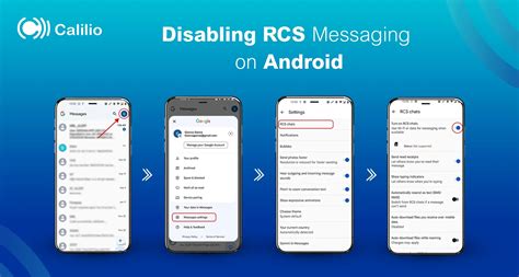 4. Disable RCS on Android device