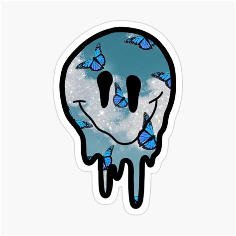 4. Drippy smiley face wallpaper