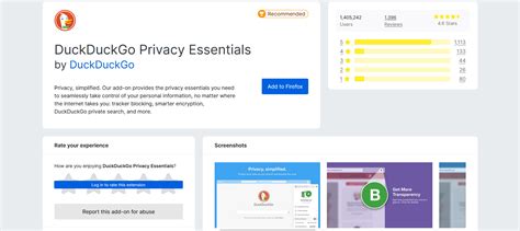 4. DuckDuckgo Privacy Essentials