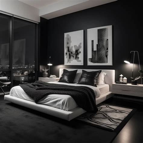 4. Embrace a monochrome bedroom scheme