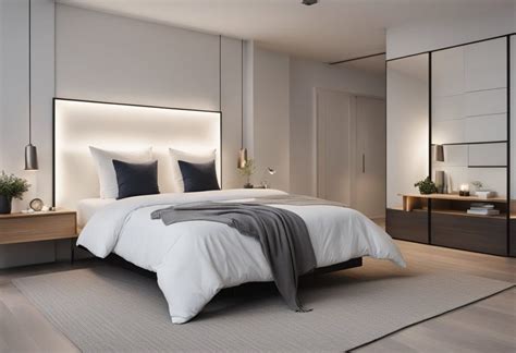 4. Exploit negative space for a beautiful bedroom