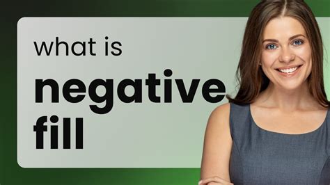 4. Forgetting about the negative fill