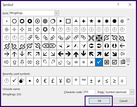 4. Insert Tick Symbol Using the Bullet Library