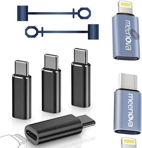 4. Meenova USB-C to Lightning Adapter