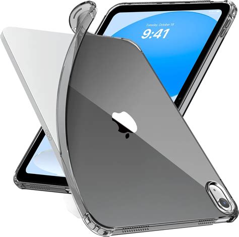 4. MoKo Clear Case with Tri-Fold Design