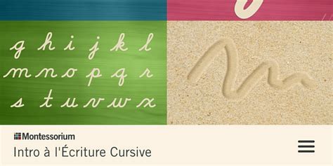 4. Montessorium: Intro to Cursive