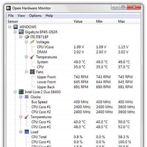 4. Open Hardware Monitor