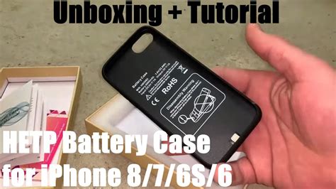 4. Rechargeable Battery Case from HETP