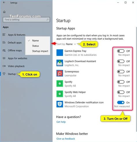 4. Reduce your Startup Items