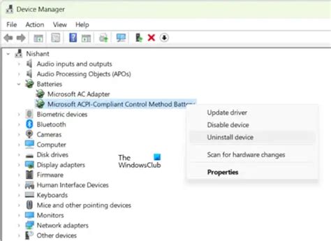 4. Reinstall Battery Driver