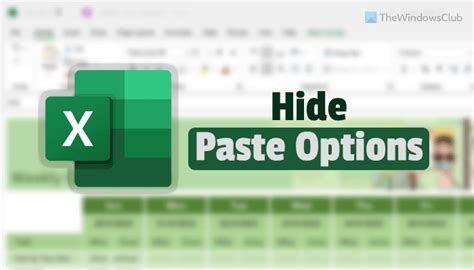 4. Remove Using Paste Options