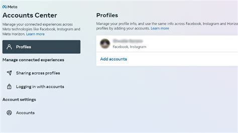 4. Remove and Add Instagram Account in Facebook