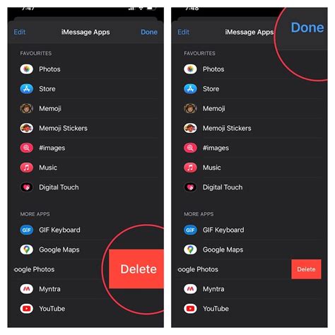 4. Remove unnecessary iMessage apps