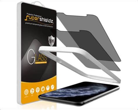 4. SuperShieldz Anti Spy Screen Protector