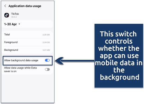 4. Switch On Background Data Usage