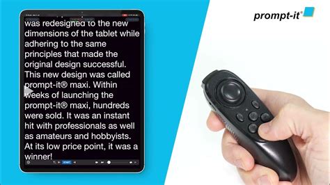 4. Teleprompter Premium +: Remote control access