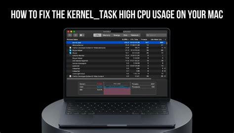 4. Troubleshoot Kernel_Task high CPU use