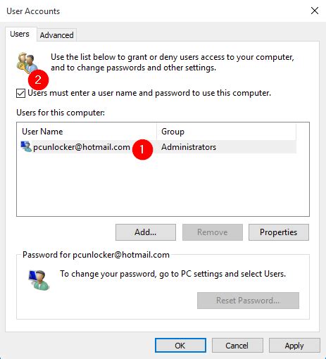 4. Turn Off the Automatic Login Option
