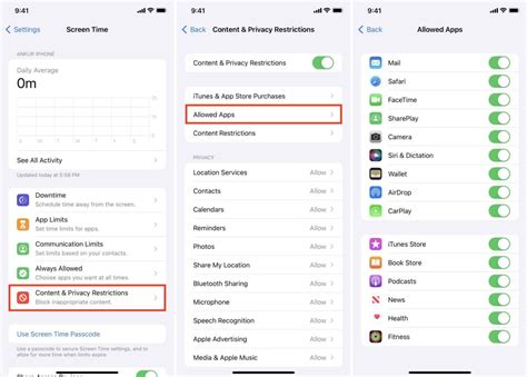 4. Unhide apps from Screen Time