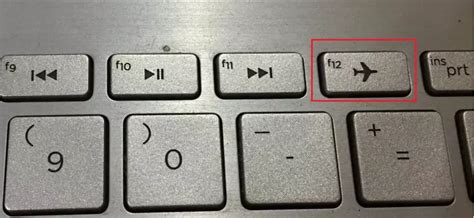 4. Use Airplane Mode Button on Keyboard