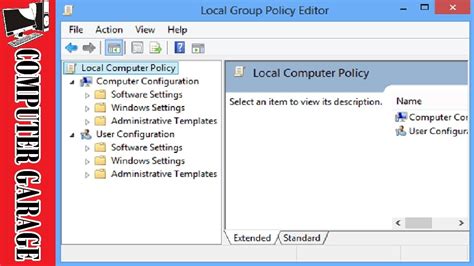 4. Use Local Group Policy Editor