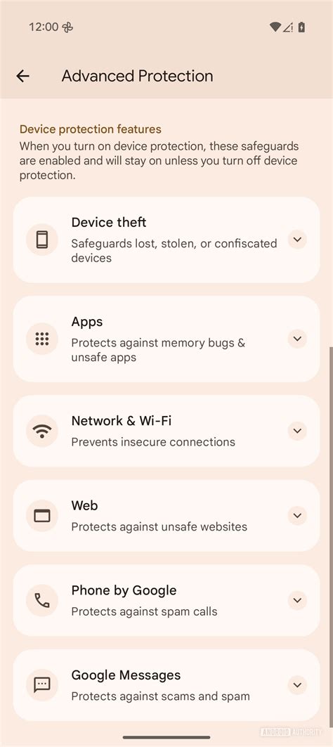 4. Use Standard Protection (For Android)