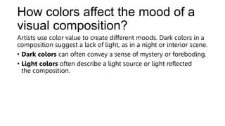 4. Use dark color to create a sense of foreboding