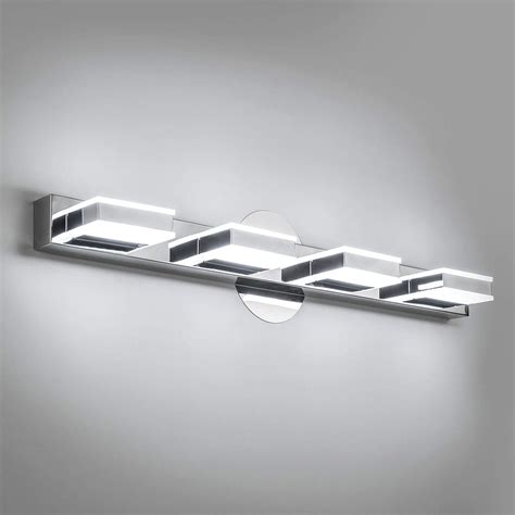 4. Use discreet LED lights over a mirror