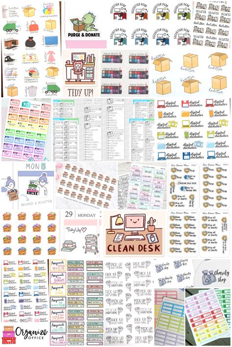 4. Use the sticker method to declutter a room quickly