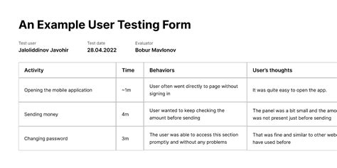 4. User Testing