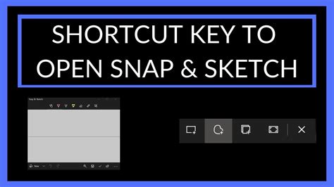 4. Using Snip &amp; Sketch Keyboard Shortcut