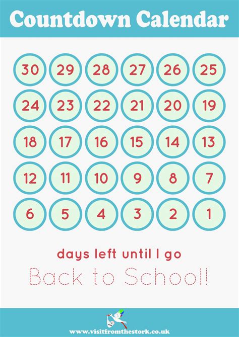 40 Day Countdown Printable: A Tool To Keep You On Track